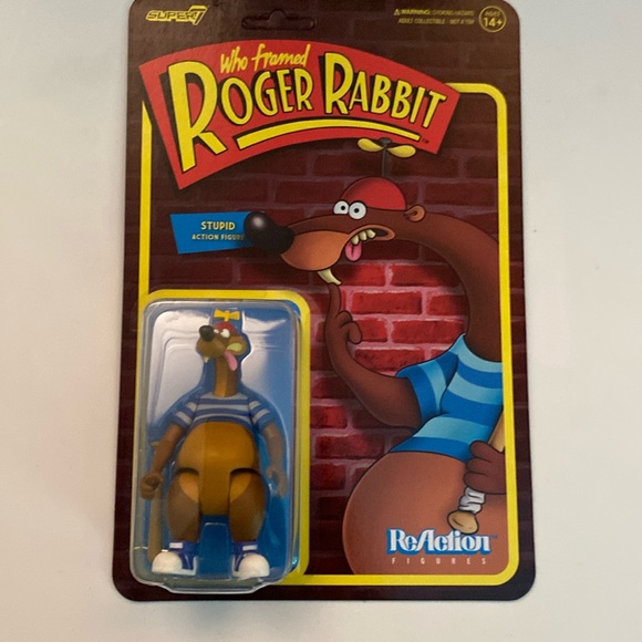 Who Framed Roger Rabbit Stupid Laughing Henchman Toon Patrol Figure Super7 - Picture 1 of 2